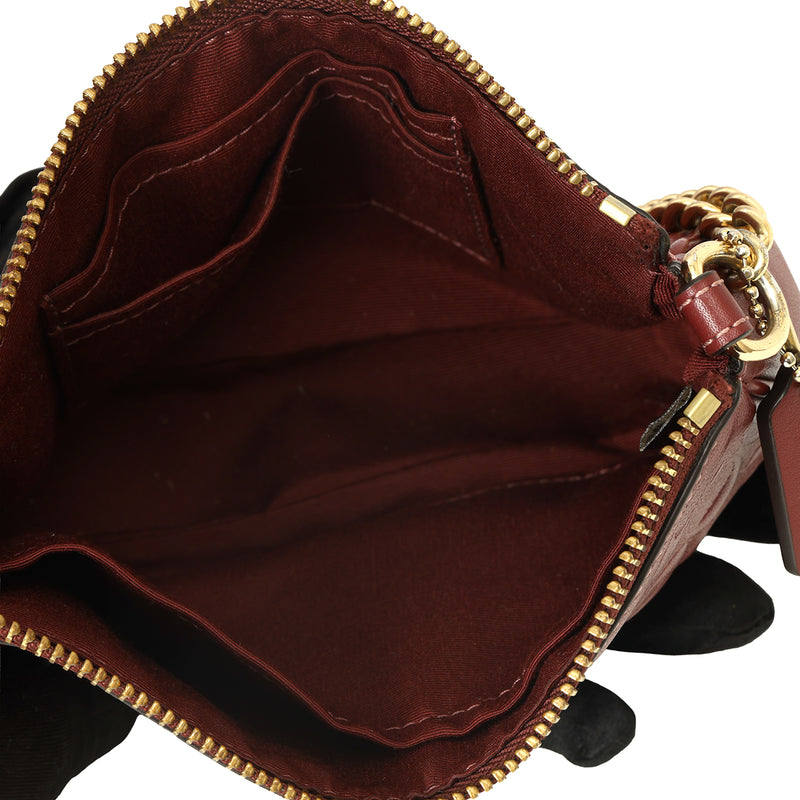 Nolita Maroon Small Pochette Bag 19