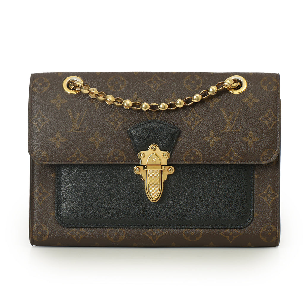 Louis Vuitton バッグ Shop Pre-Loved Louis Vuitton 2016 Black Monogram Victoire Bag