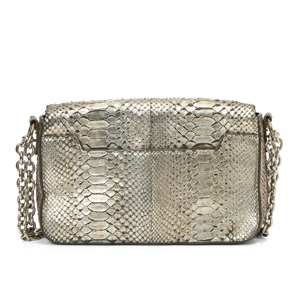 新品☆YONFA☆ square shoulder (python) nm_4891346_100106_m