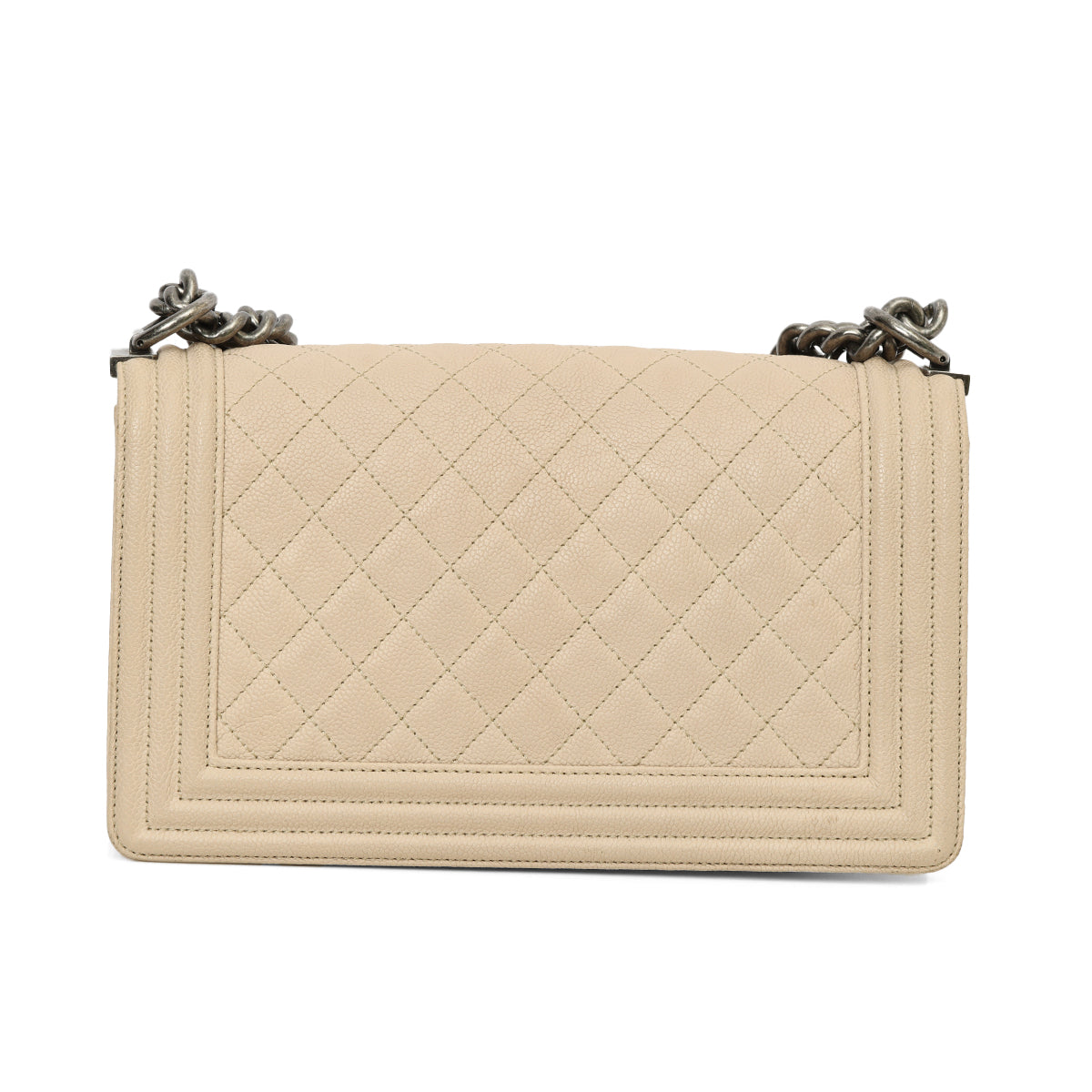 Boy Old Medium Caviar Leather Flap Bag