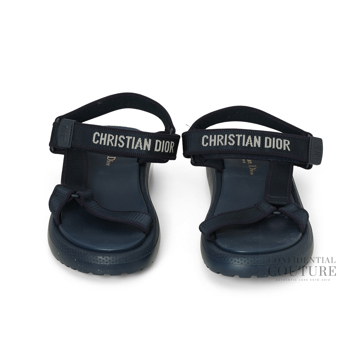 Navy Dioriviera D-Wave Sandal EU 40.5 | UK 8 | US 10.5