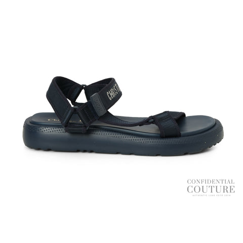 Navy Dioriviera D-Wave Sandal EU 40.5 | UK 8 | US 10.5
