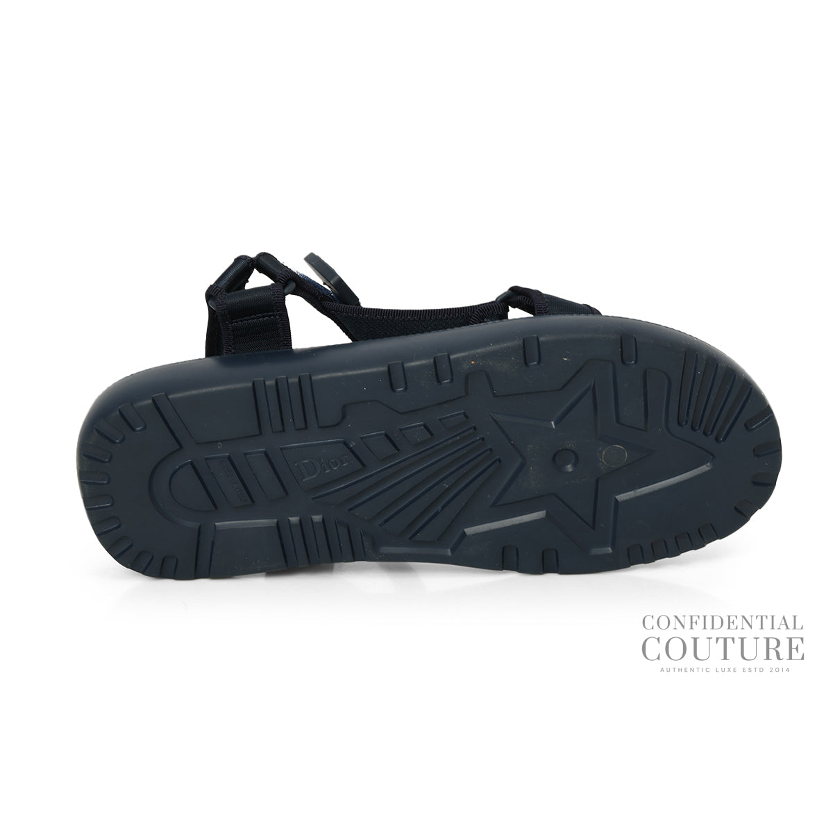 Navy Dioriviera D-Wave Sandal EU 40.5 | UK 8 | US 10.5