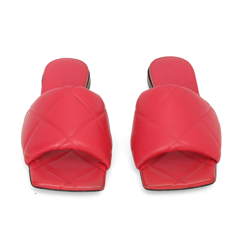 Pink Quilted Sandals-37