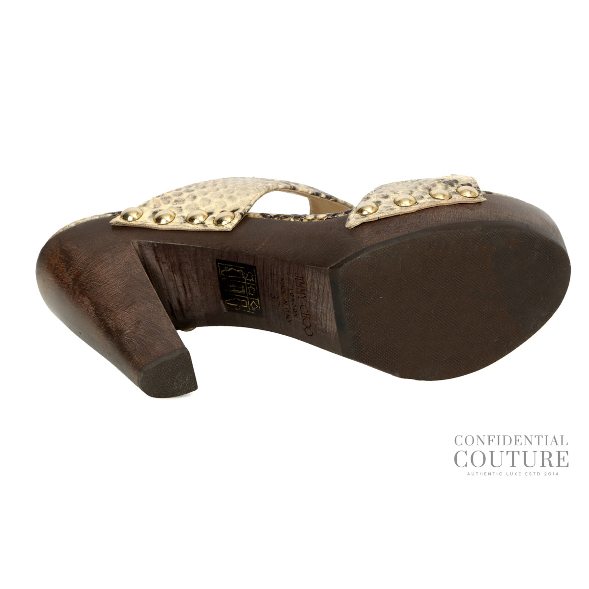 Ulrika snakeskin embossed platform Sandals | EU 37