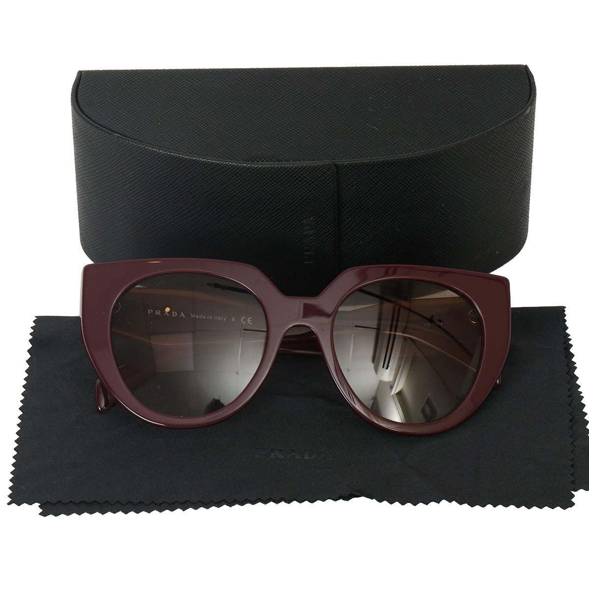 Wine Cateye SPR 14W 52O20 VIY-1LO 140 1N Sunglasses