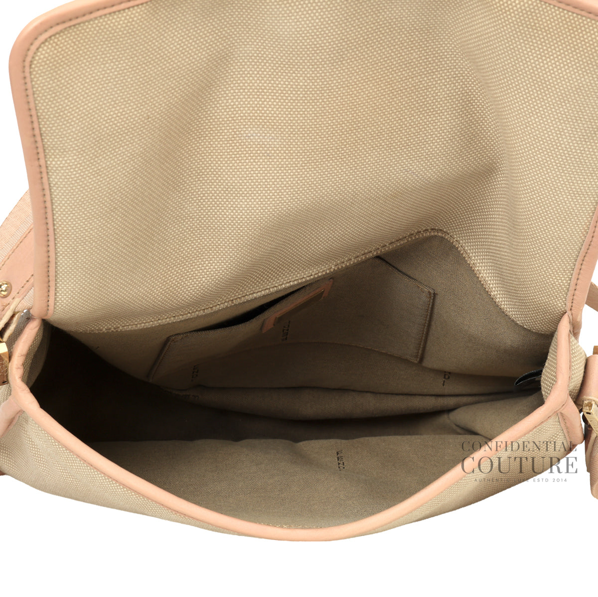 Beige/Pink Borsa Tape Shoulder Bag