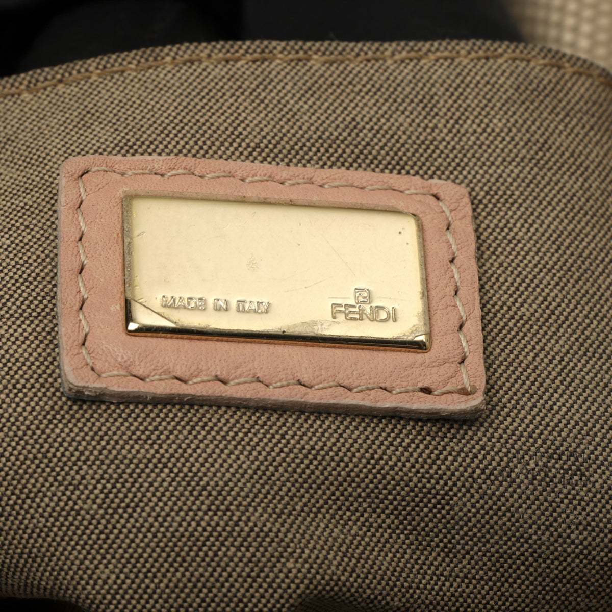 Beige/Pink Borsa Tape Shoulder Bag