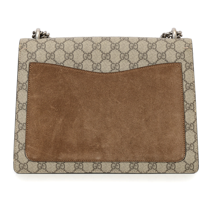 GG Supreme Coated Canvas Medium Dionysus Shoulder Bag