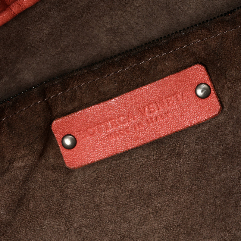 Intrecciato Woven Nappa Leather Large Cesta Tote Bag