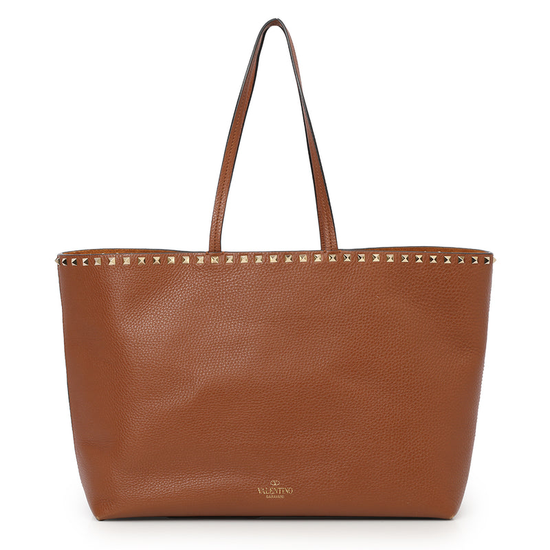 Garavani Rockstud Branded Tote Bag  One Size