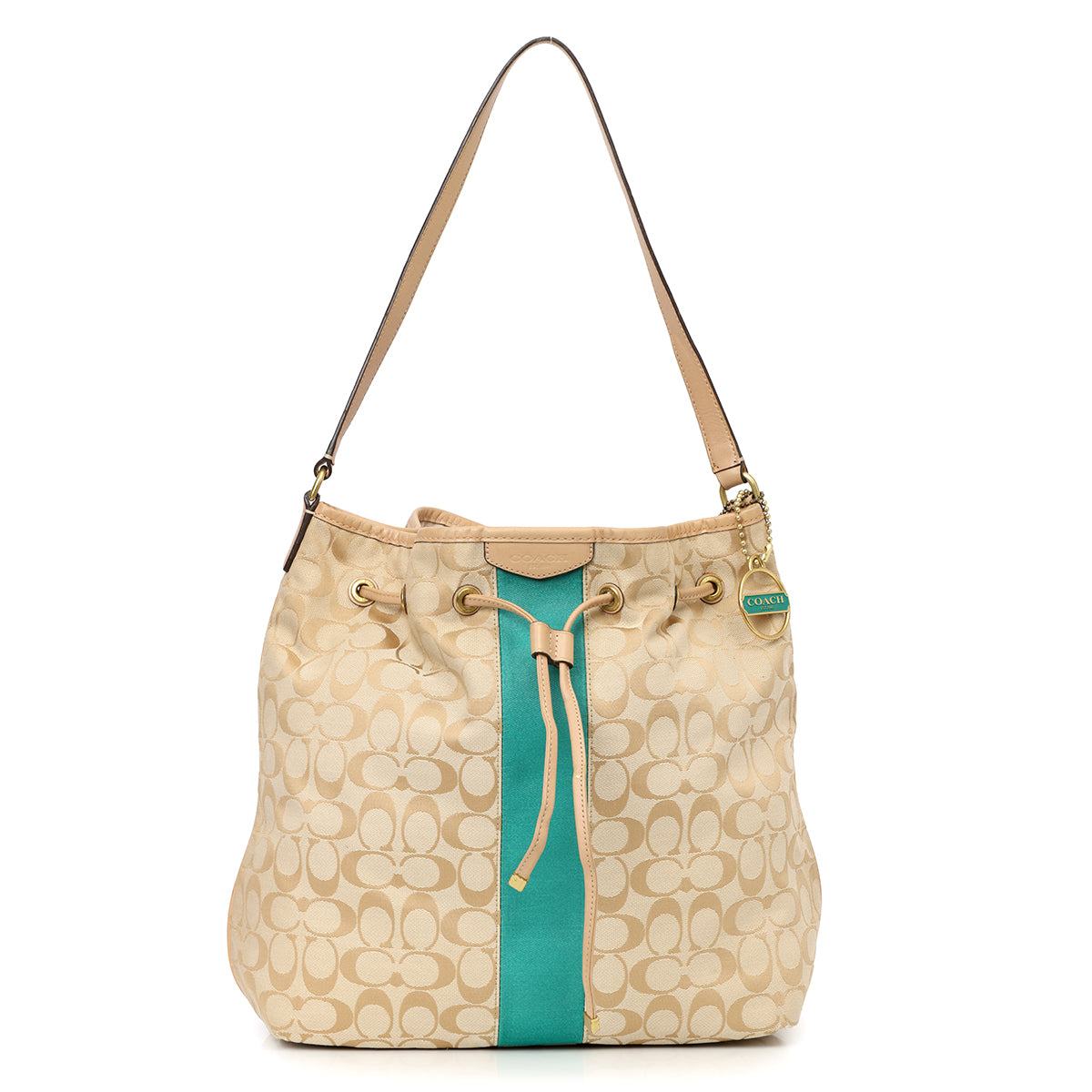 Canvas Drawstring Vintage Bucket Bag One Size