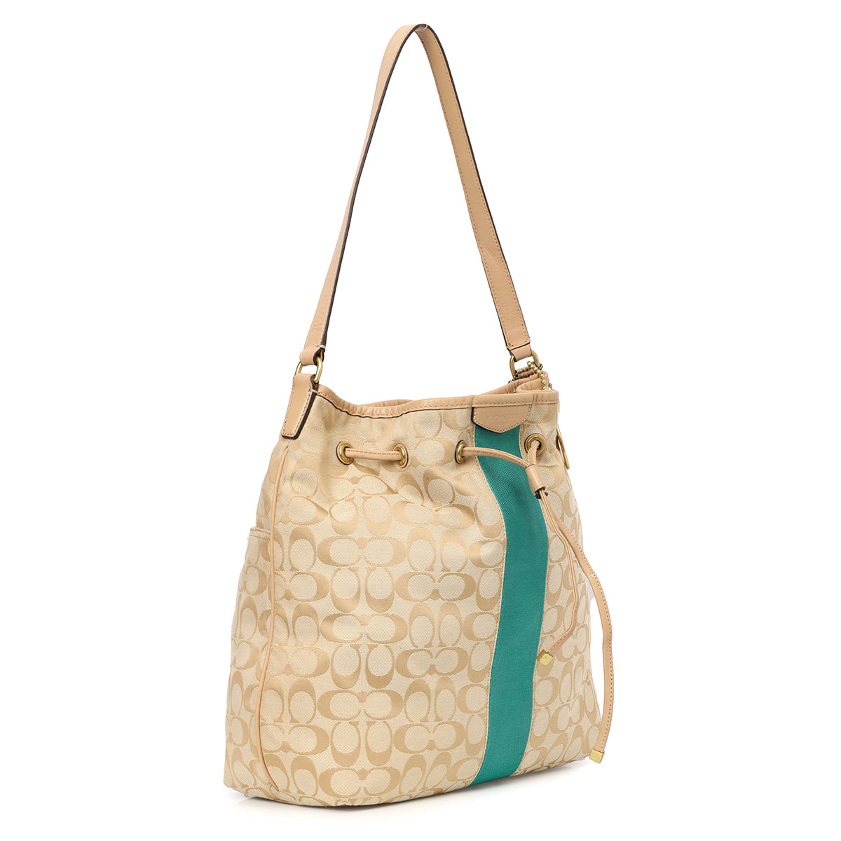 Canvas Drawstring Vintage Bucket Bag One Size