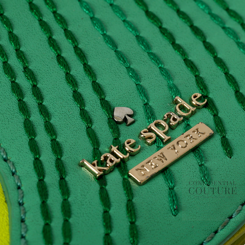Pre-loved Kate Spade New York Flights of Fancy Banana Leaf Clutch