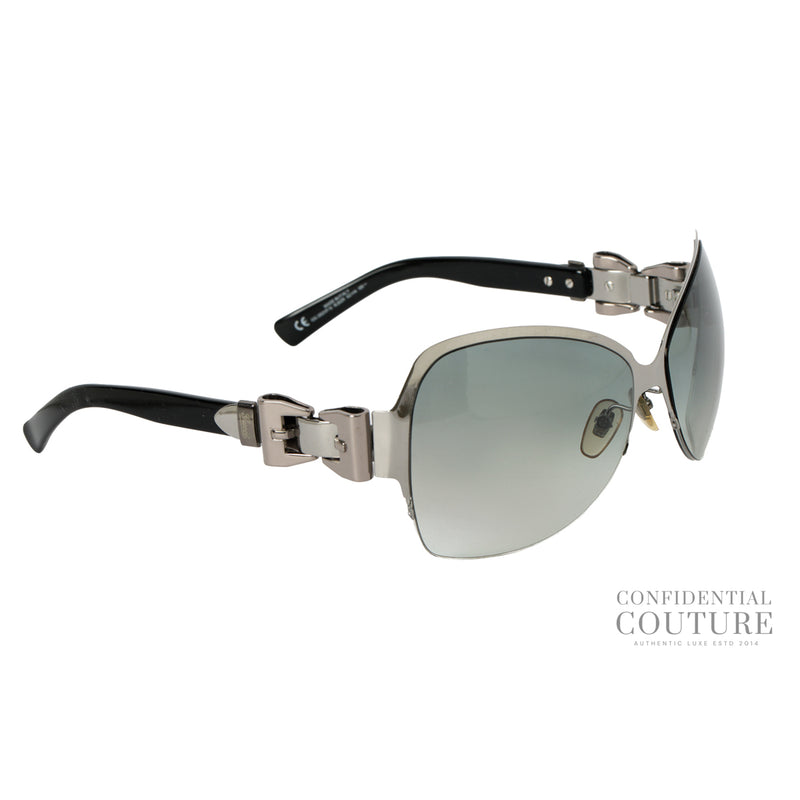 Women pre loved gucci oval shaped sunglasses