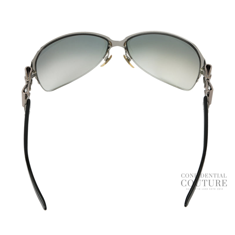 Men pre loved gucci oval shaped sunglasses