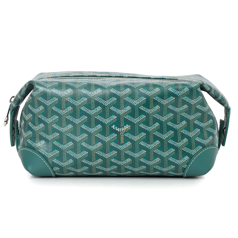 Women Goyard Green Bowling 25 Toiletry Bag