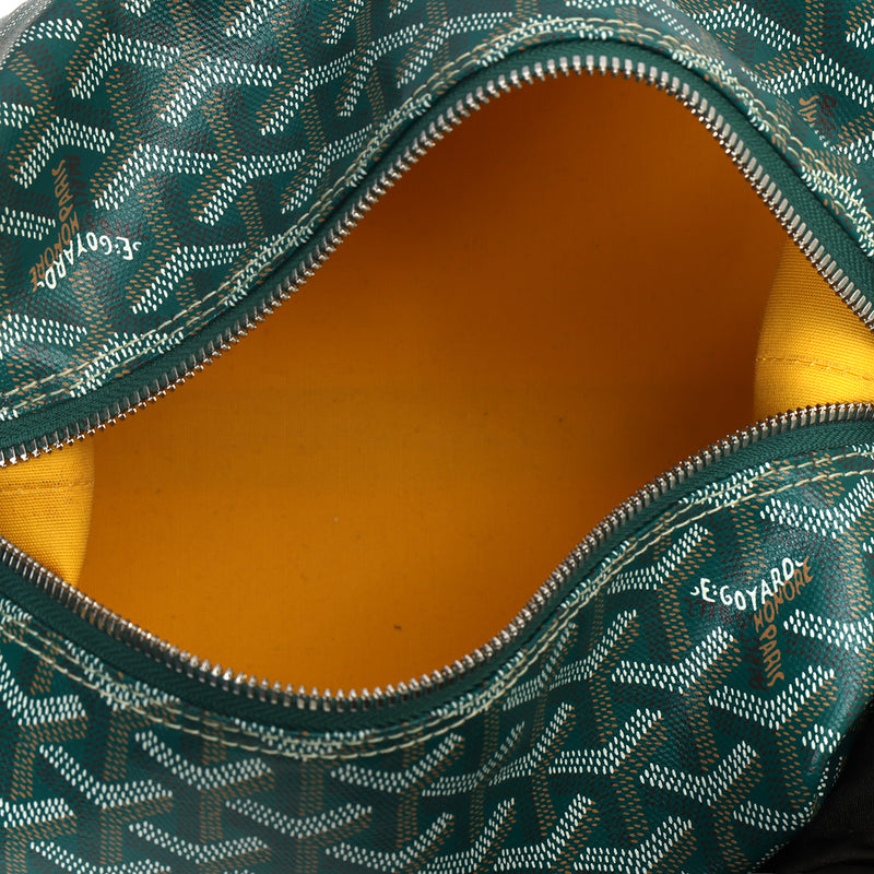 Pre-loved Goyard Green Bowling 25 Toiletry Bag