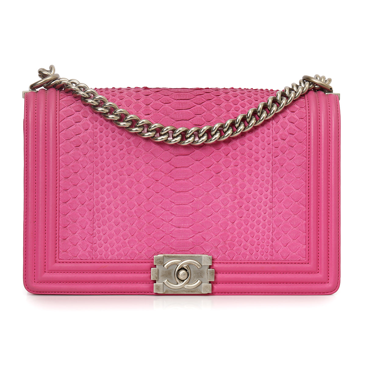 Python Fuchsia Pink New Medium Boy Bag