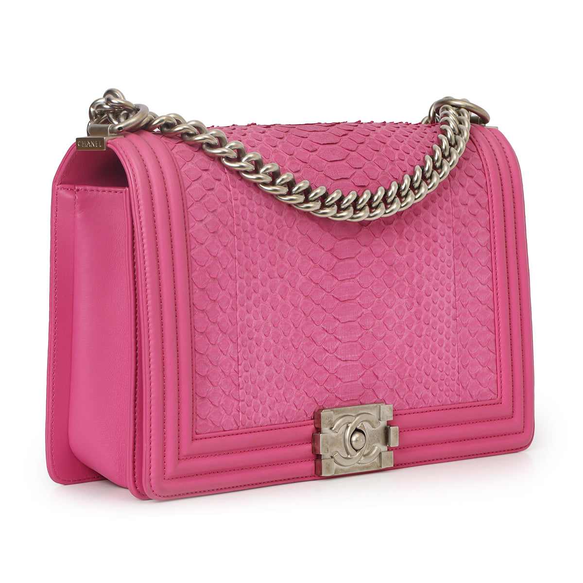 Python Fuchsia Pink New Medium Boy Bag