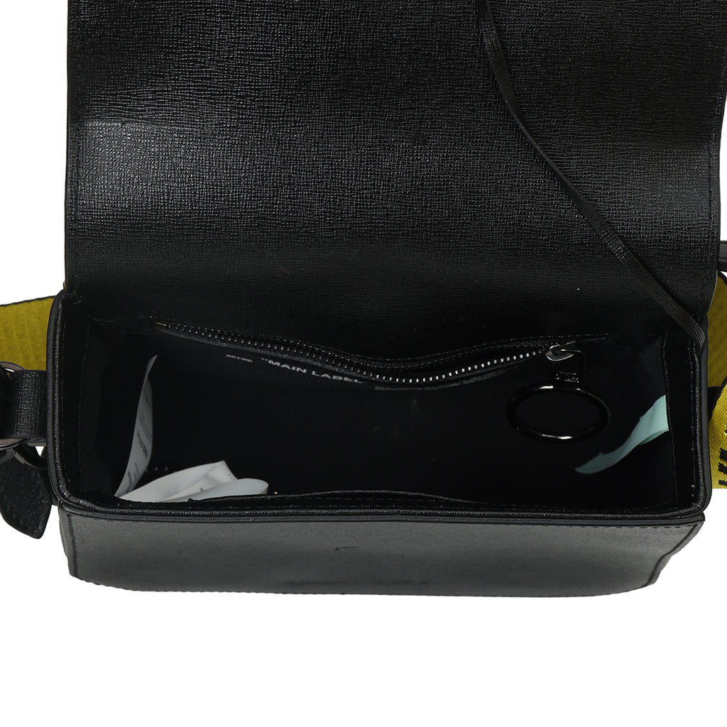 Shop Pre-Loved Off-White Black & White Leather Diagonal Binder