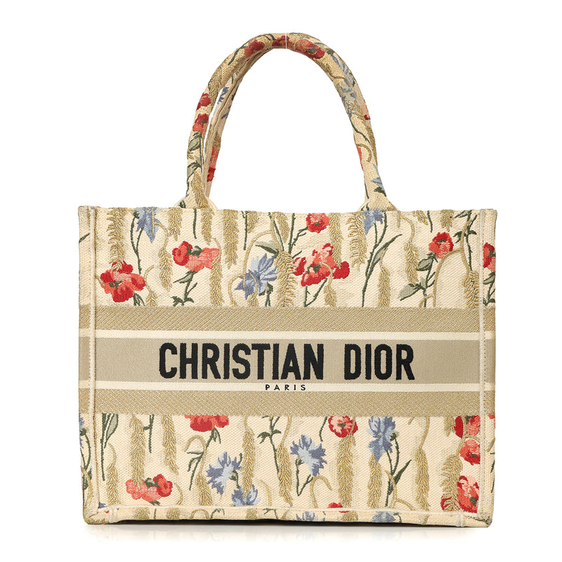 Christian Dior 2020 Medium Hibiscus Multicolor Book Tote