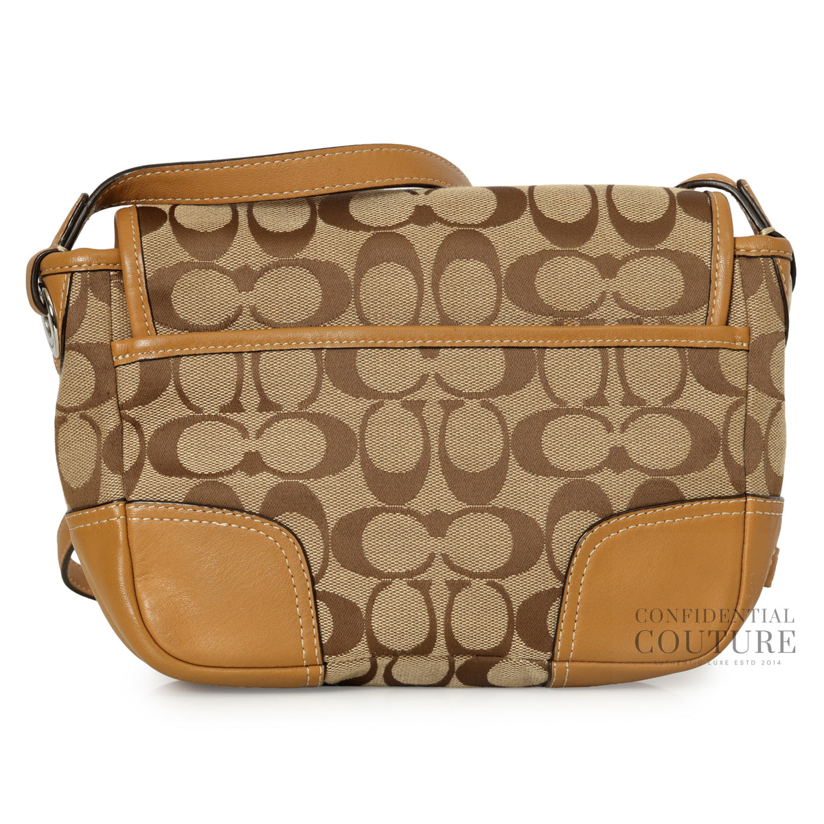 Signature Soho Canvas Flap Crossbody Bag