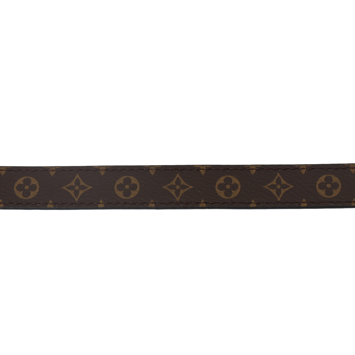Black & Monogram Pretty LV 20mm Reversible Belt- 75 cm