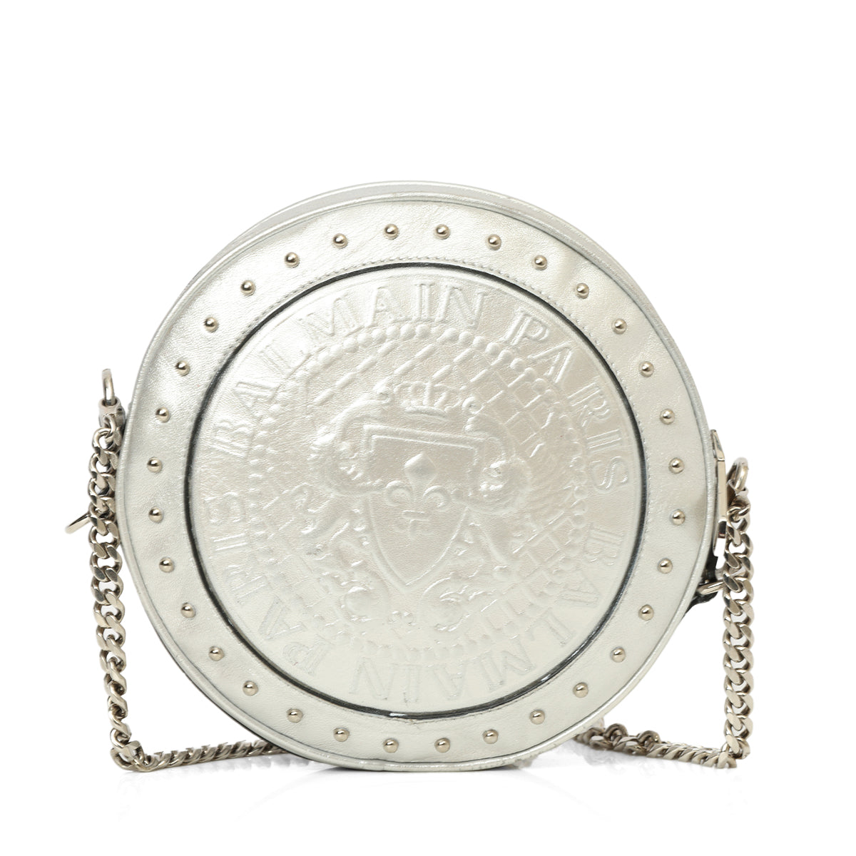 Renaissance Metallic Leather Crossbody Bag One Size