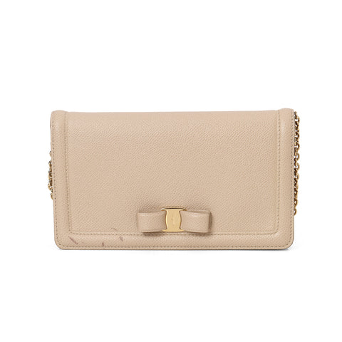 Nude Vara Bow Mini Crossbody Bag