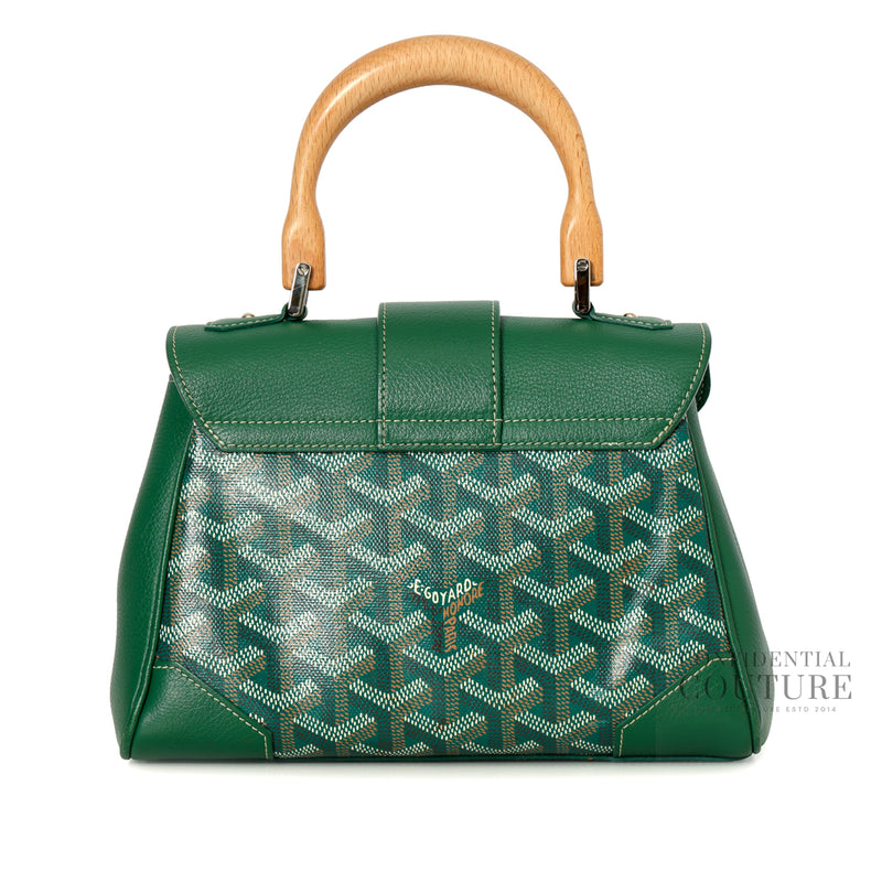 Women Goyard Saigon Souple Green Mini Bag