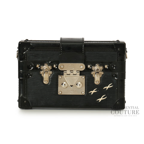 Petite Malle Epi Leather Clutch with strap