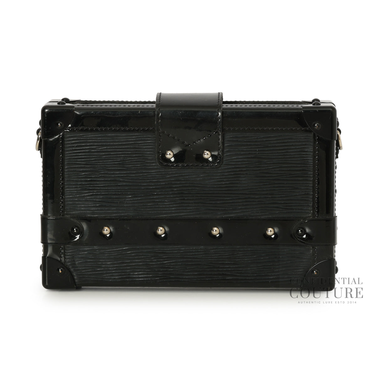 Petite Malle Epi Leather Clutch with strap