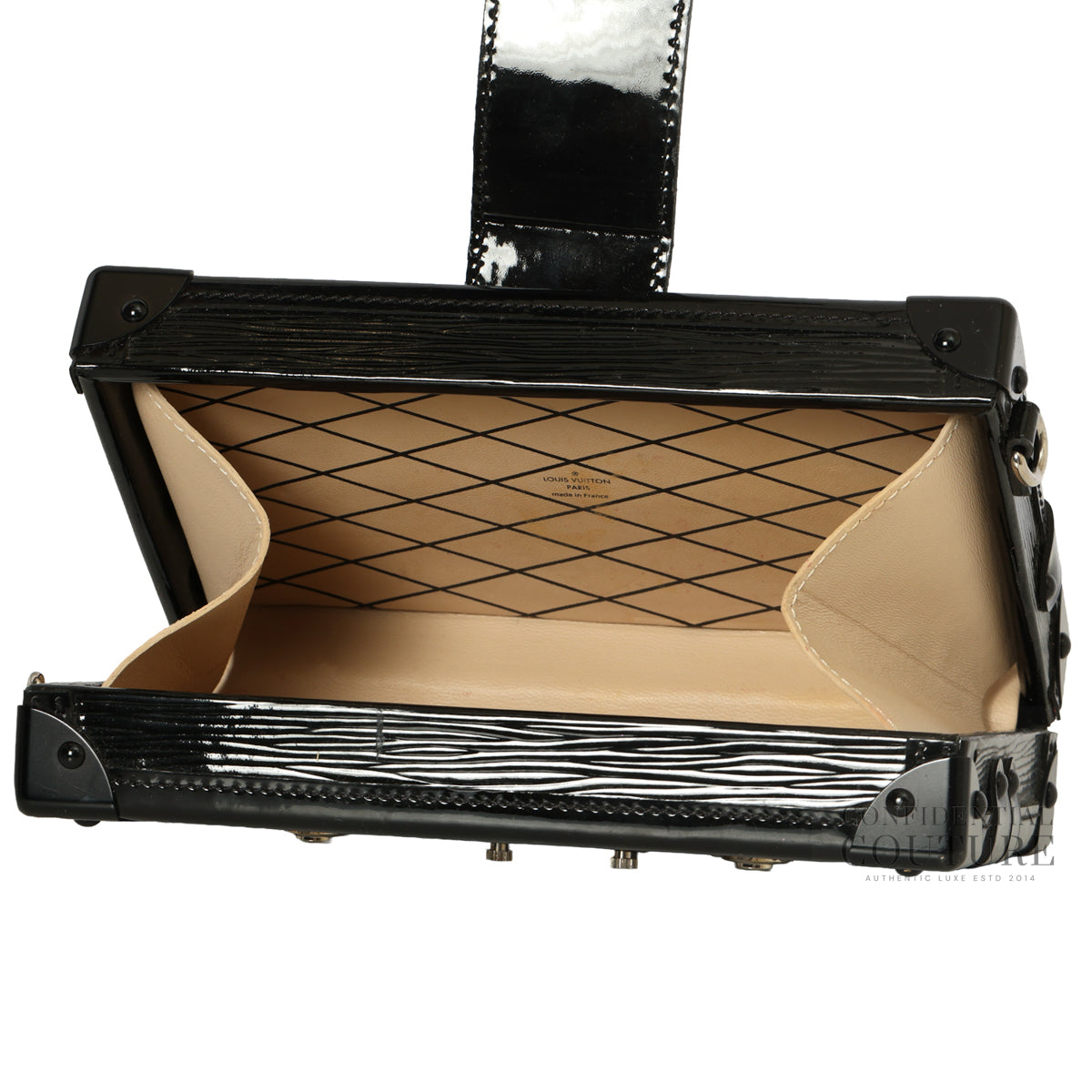 Petite Malle Epi Leather Clutch with strap