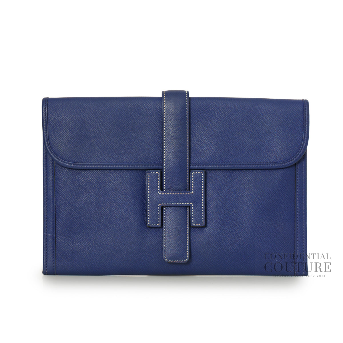 Jige 29 Pochette Bleu Electrique Epsom PM | 2017
