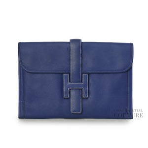 Jige 29 Pochette Bleu Electrique Epsom PM | 2017