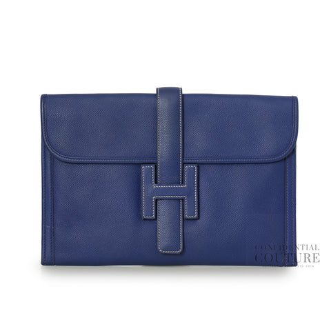 Jige 29 Pochette Bleu Electrique Epsom PM | 2017