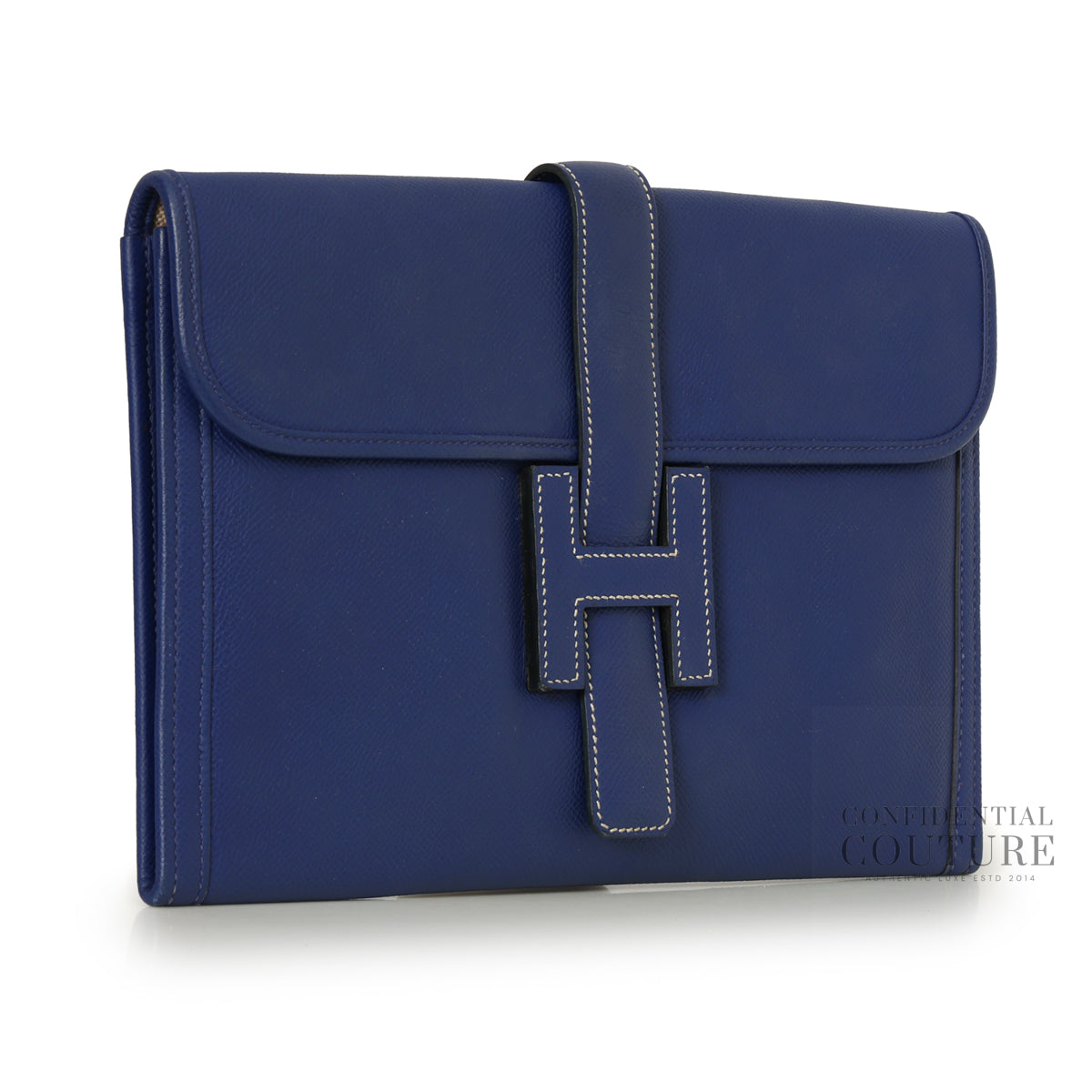 Jige 29 Pochette Bleu Electrique Epsom PM | 2017