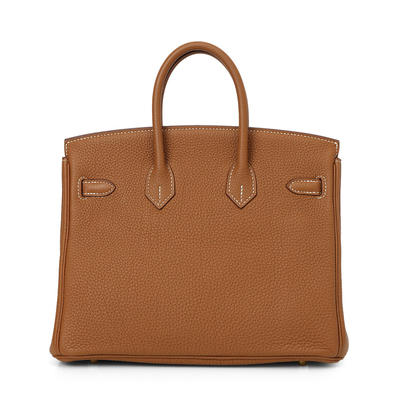 Hermes Birkin 25 Gold On Gold Bag