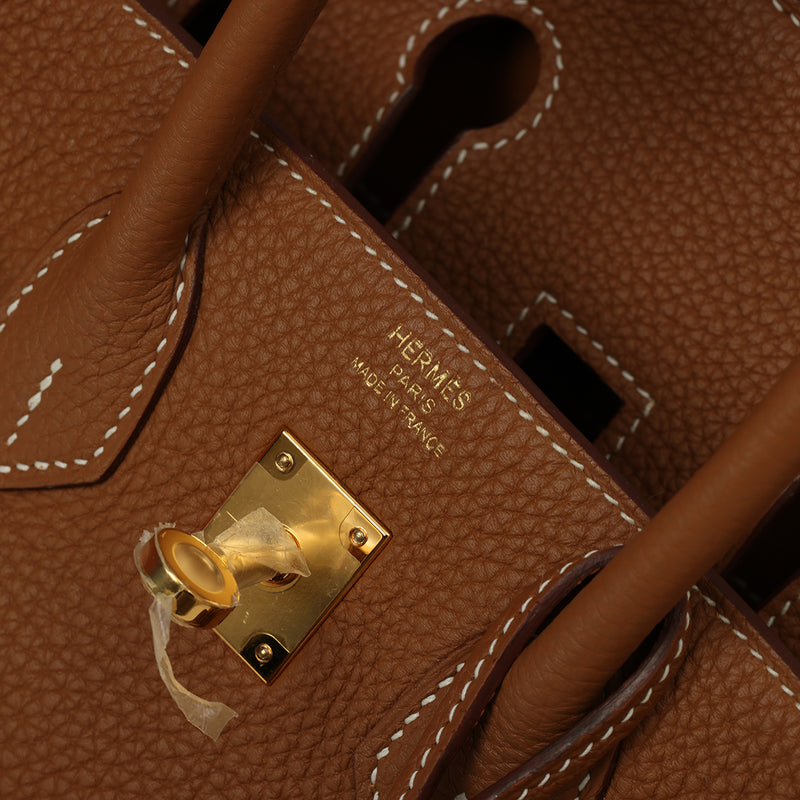 Hermes Birkin 25 Gold On Gold Bag