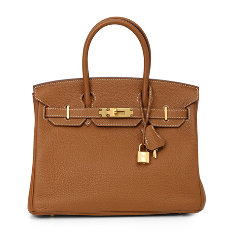 Birkin 30 Gold On Gold Bag