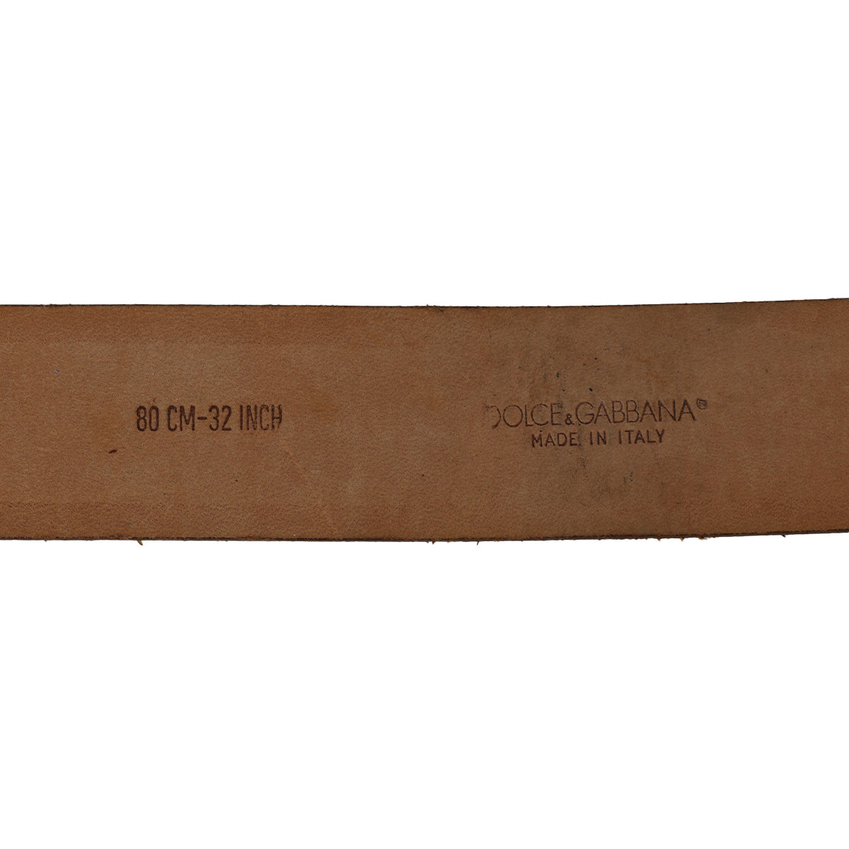 Double Heart x Crystal Embellished DG Python Leather Belt