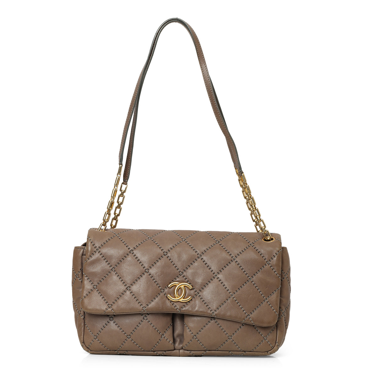 Maxi Leather Classic Flap Bag