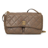 Maxi Leather Classic Flap Bag
