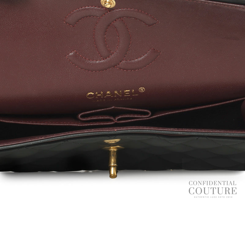 Black Small Classic Double Flap Lambskin Bag