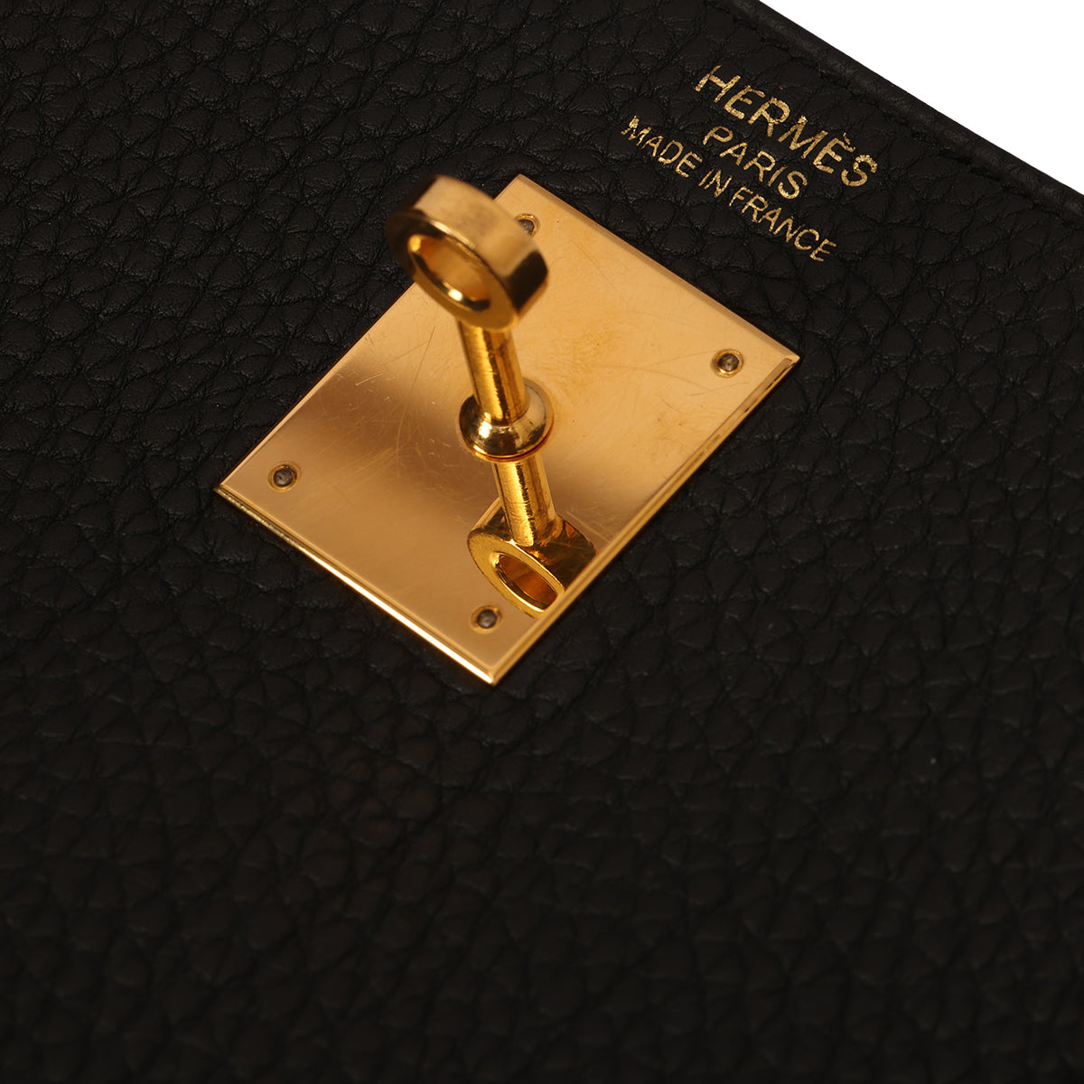 Kelly 35 Noir with Gold Hardware in Clemence Leather
