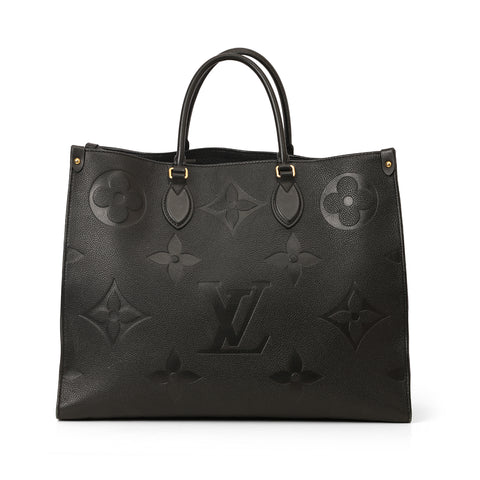 On The Go Black Monogram Empreinte GM Bag