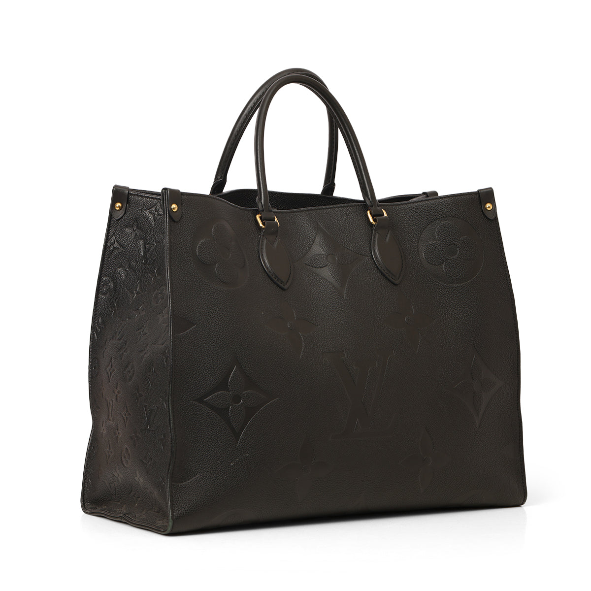 On The Go Black Monogram Empreinte GM Bag