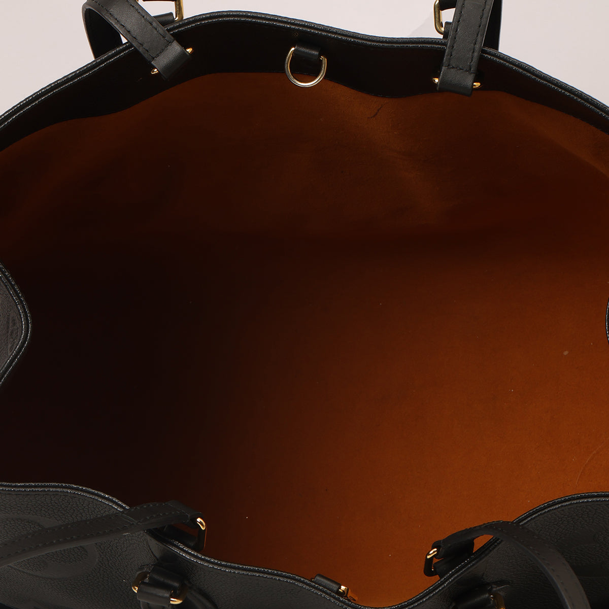 On The Go Black Monogram Empreinte GM Bag