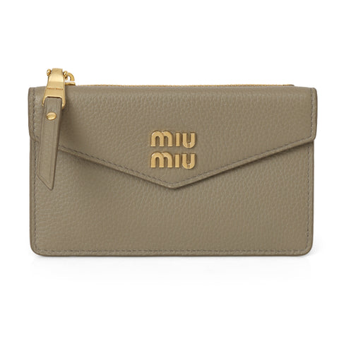 5MF060 Fragment Case Coin Wallet Grey Women's